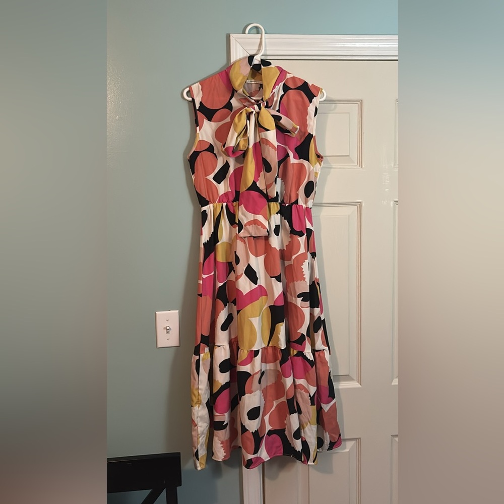 Multicolor Sleeveless Dress